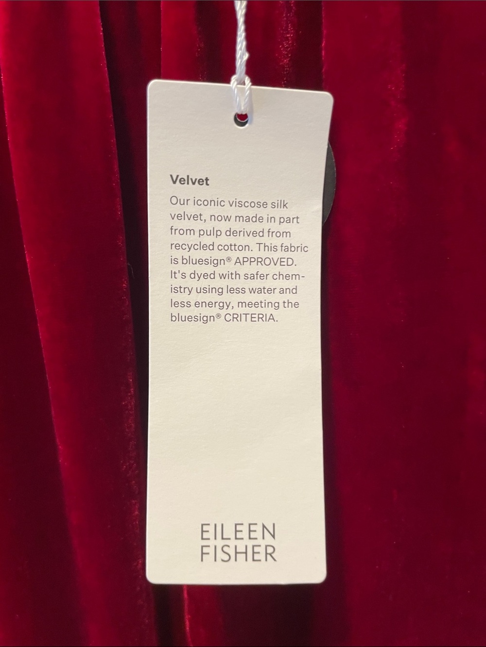 EILEEN FISHER Ruby Round Neck Velvet Maxi Dress Size XL, NWT - Picture 6 of 14